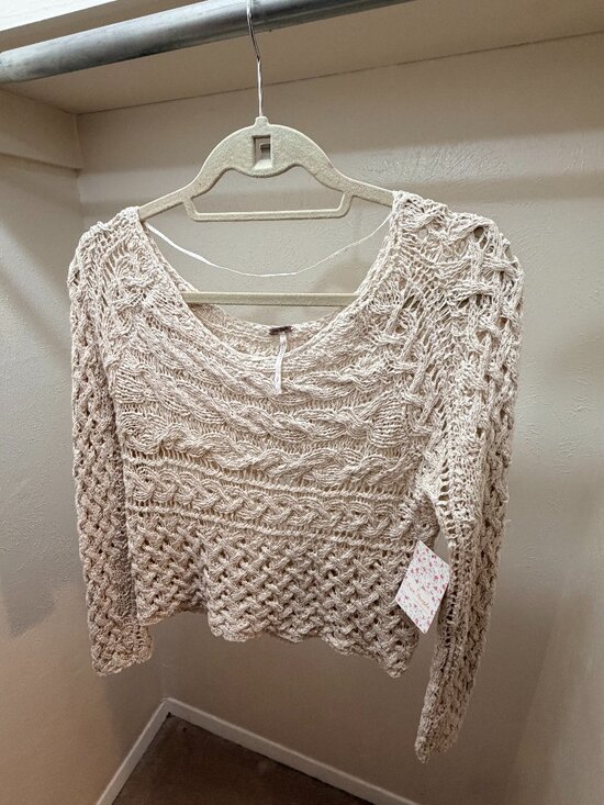 Free People Sweaters - Free People Ivory Sweater Size Small